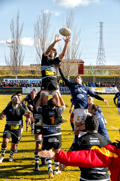 Fotógrafo del equipo de Rugby VRAC Quesos Entrepinares de la Liga Nacional