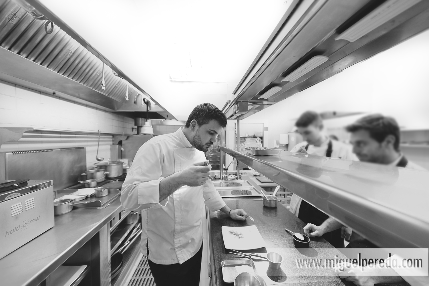 Fotos de Marc Segarra. Chef estrella Michelin en Abadía Retuerta