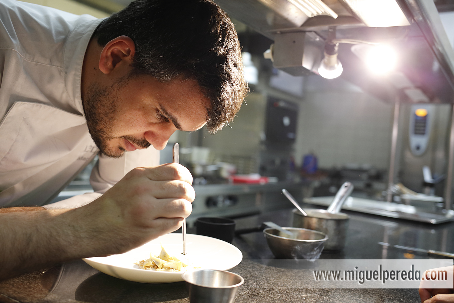 Fotos de Marc Segarra. Chef estrella Michelin en Abadía Retuerta