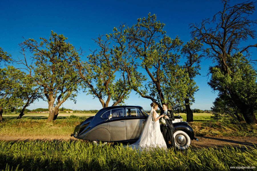 Reportaje fotogŕafico de bodas