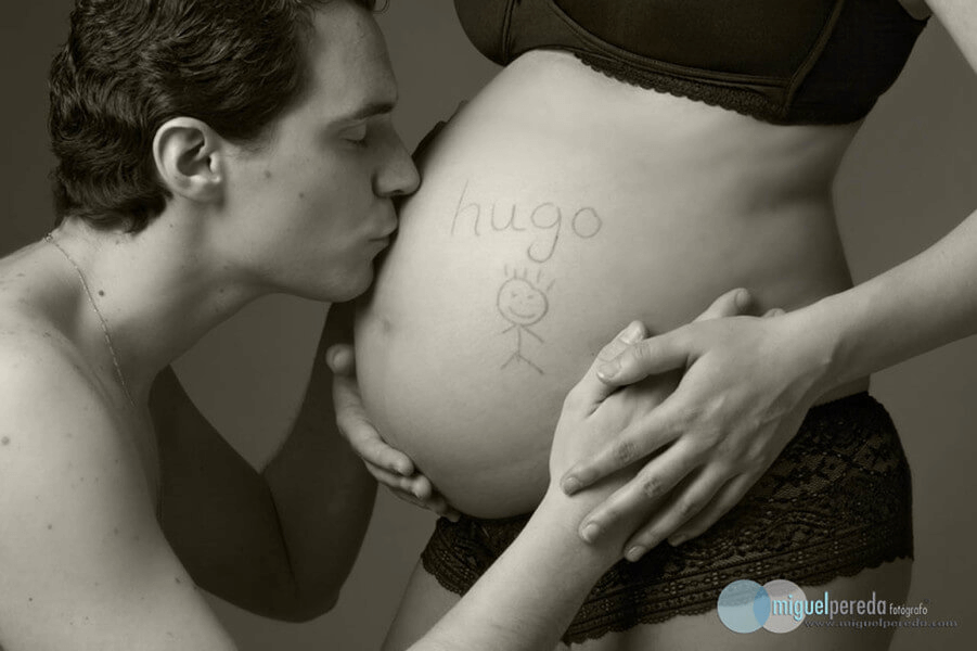 fotografía de sesiones de embarazo Premamá - La llegada de Hugo